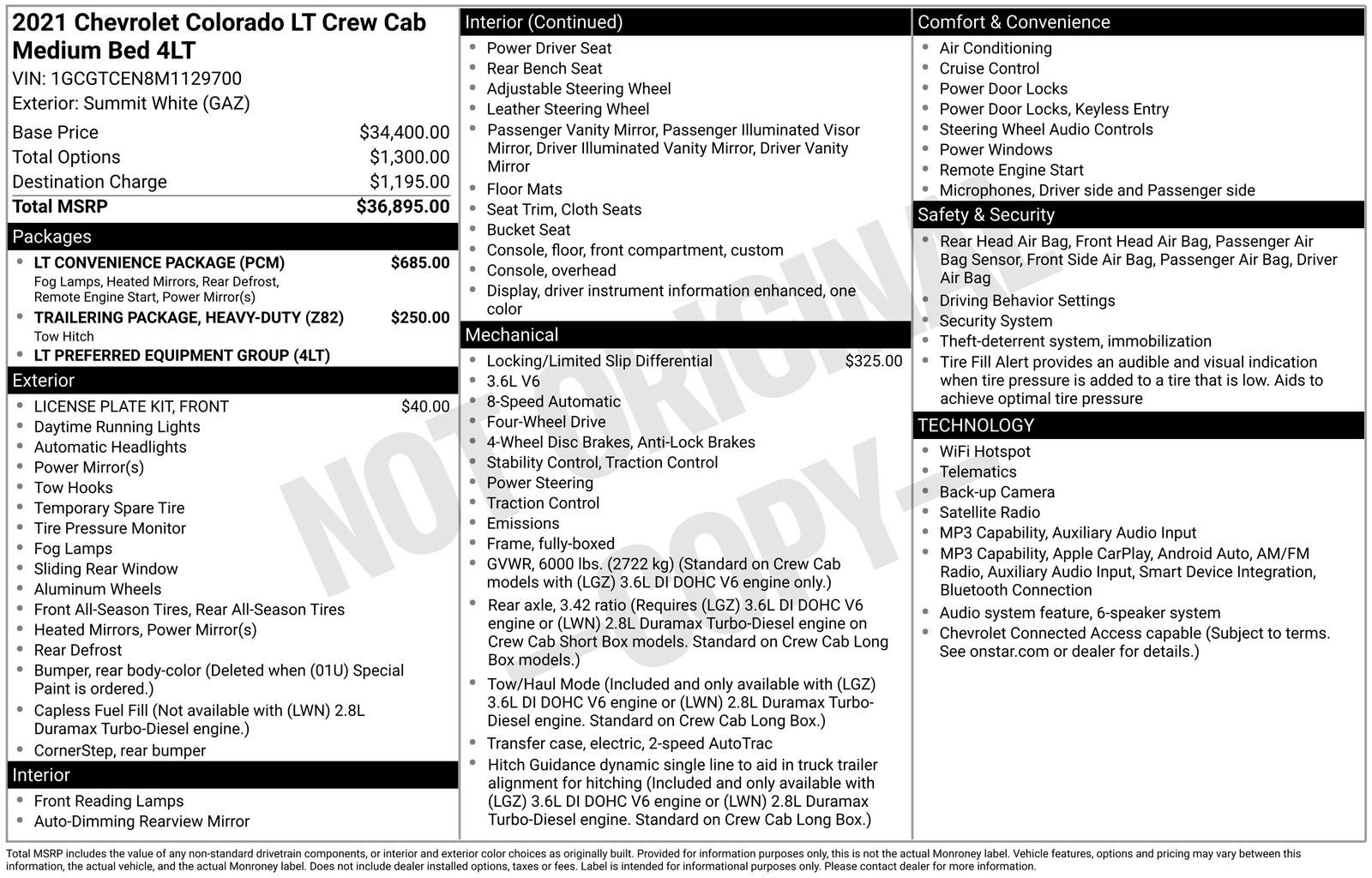 2021 Chevrolet Colorado LT