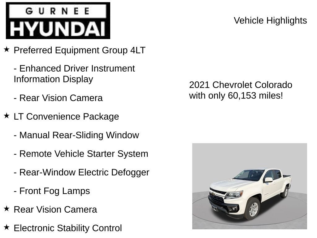 2021 Chevrolet Colorado LT