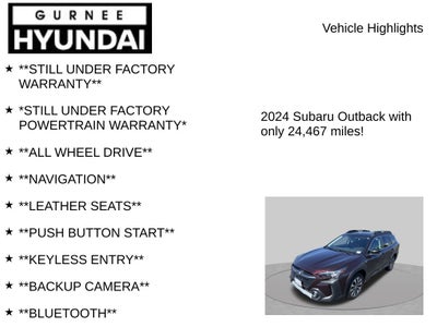 2024 Subaru Outback Limited XT