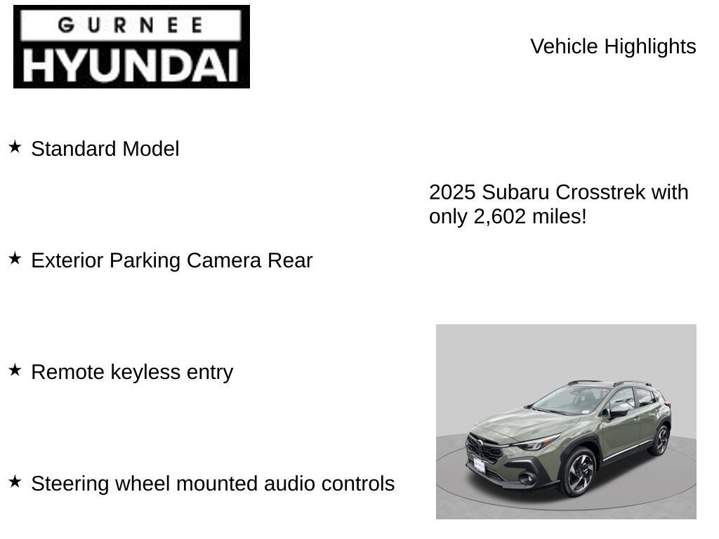 2025 Subaru Crosstrek Limited