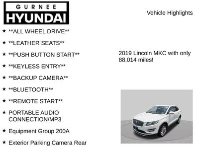 2019 Lincoln MKC Select