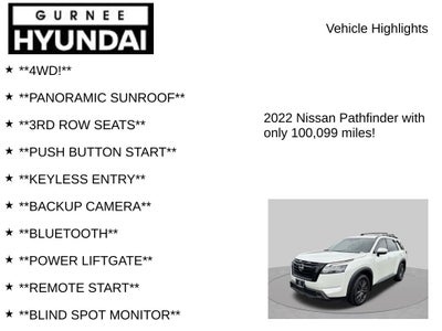 2022 Nissan Pathfinder SV