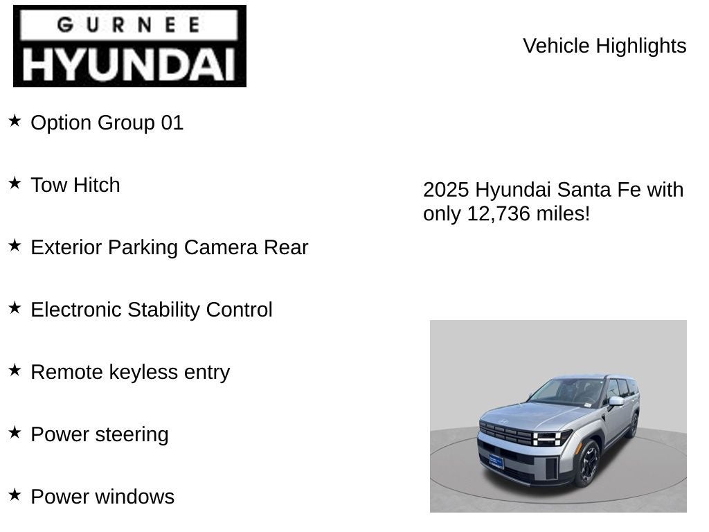 2025 Hyundai Santa Fe SE