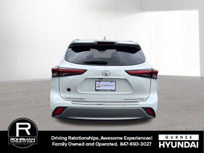 2022 Toyota Highlander Platinum