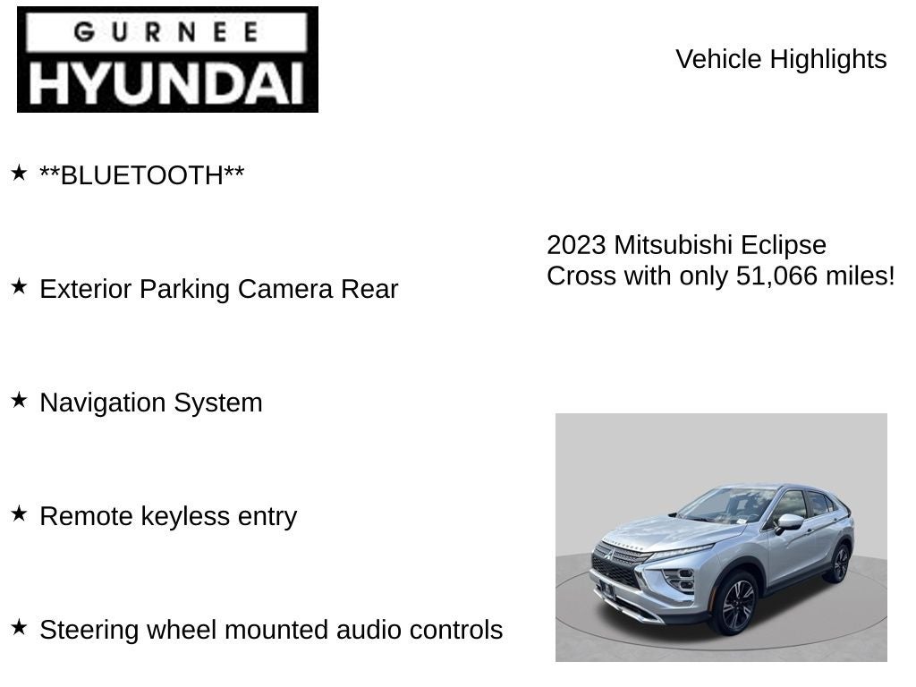 2023 Mitsubishi Eclipse Cross SE