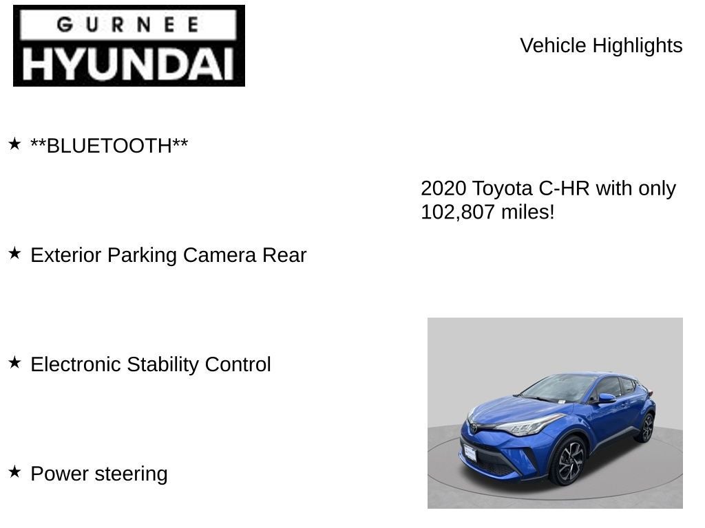 2020 Toyota C-HR XLE