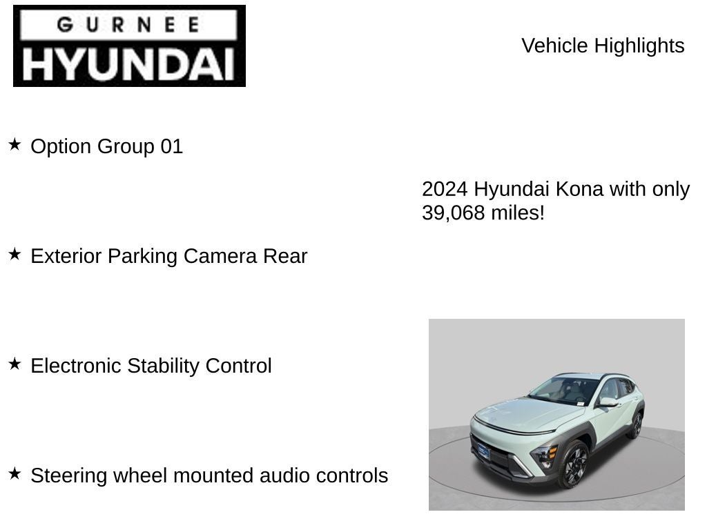 2024 Hyundai Kona SEL