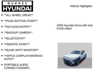 2026 Hyundai Kona SEL Premium