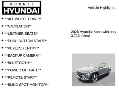 2026 Hyundai Kona Limited