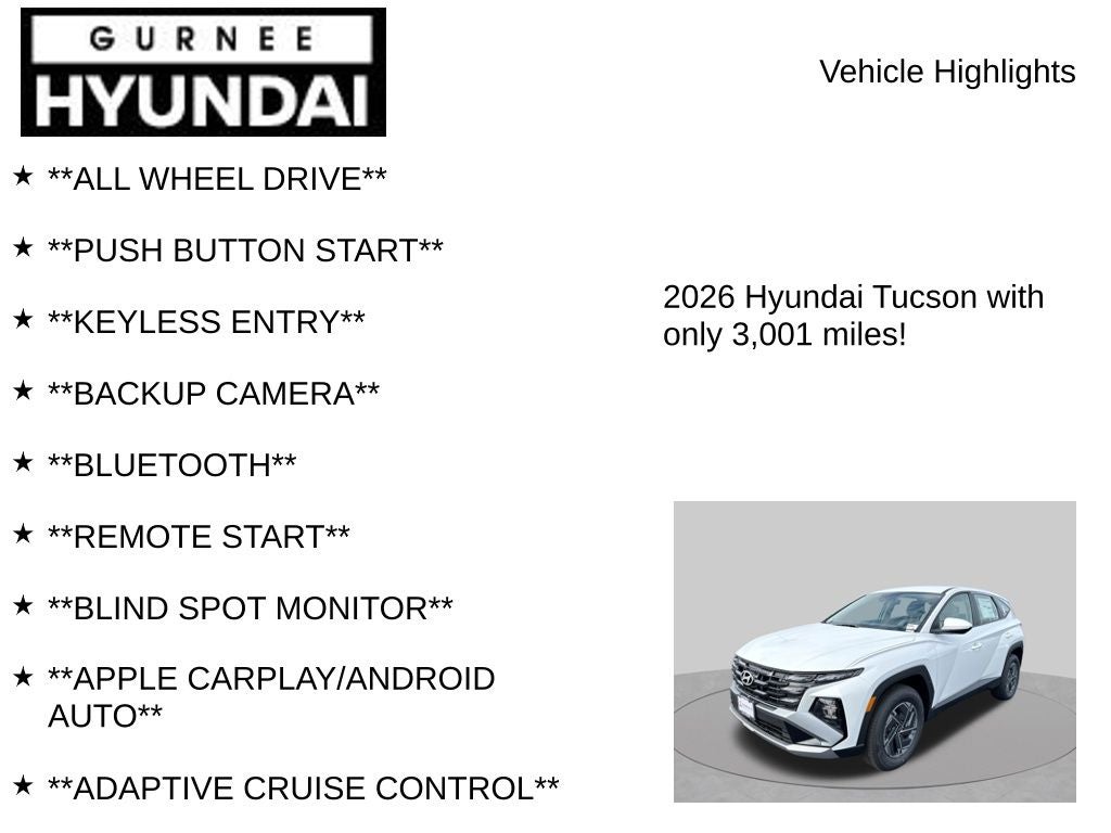 2026 Hyundai Tucson Hybrid Blue SE