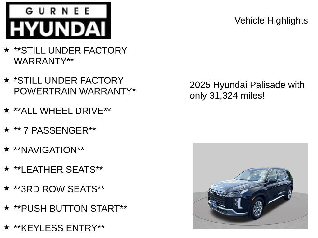 2025 Hyundai Palisade SEL