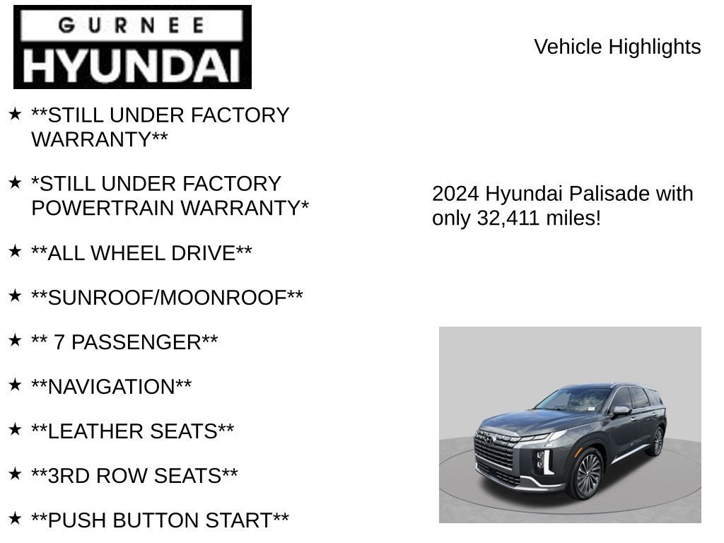2024 Hyundai Palisade Calligraphy