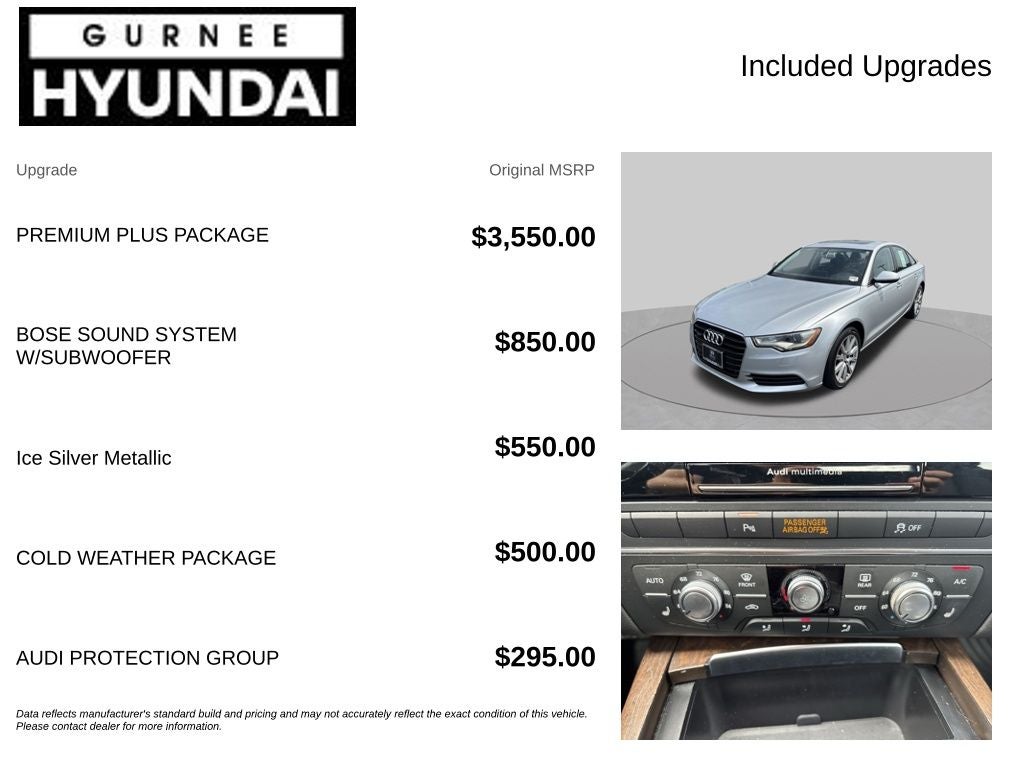 2015 Audi A6 2.0T Premium Plus quattro