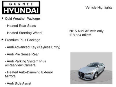 2015 Audi A6 2.0T Premium Plus quattro