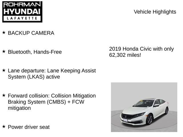 2019 Honda Civic EX