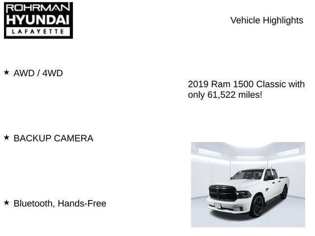 2019 RAM 1500 Classic Express