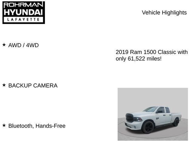 2019 RAM 1500 Classic Express