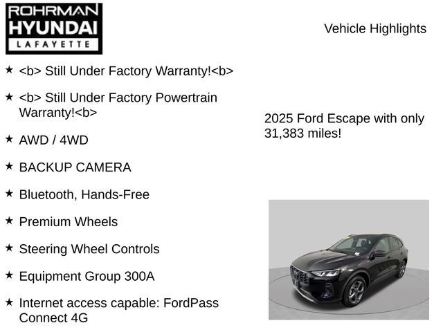 2025 Ford Escape ST-Line