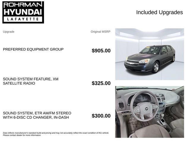 2004 Chevrolet Malibu Maxx LT