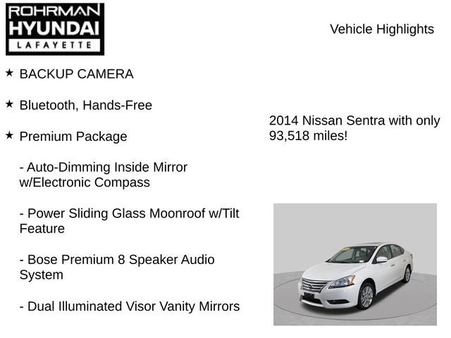 2014 Nissan Sentra SL