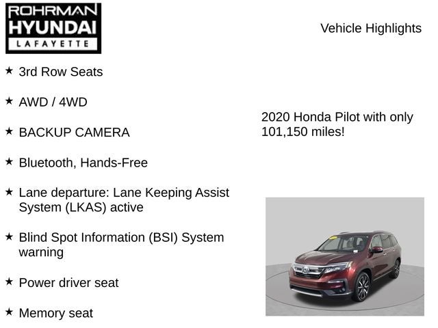 2020 Honda Pilot Elite