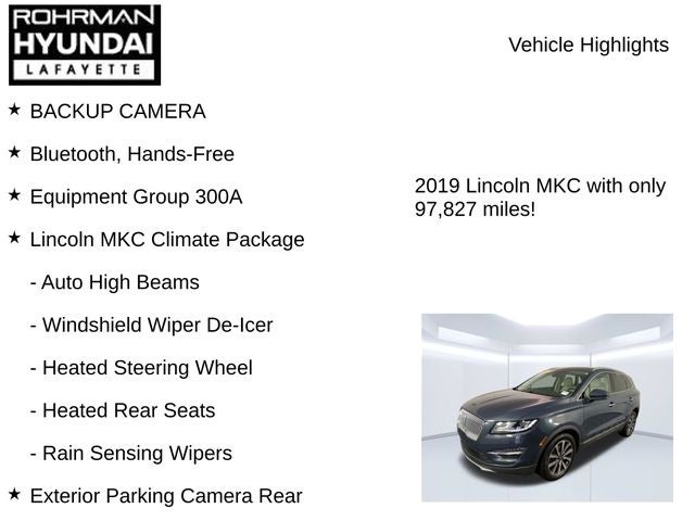 2019 Lincoln MKC Reserve