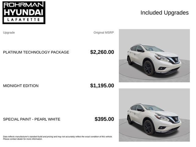 2017 Nissan Murano Platinum