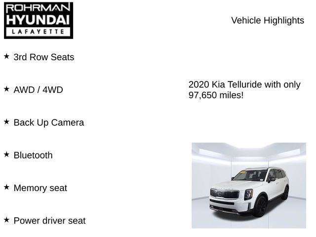 2020 Kia Telluride SX