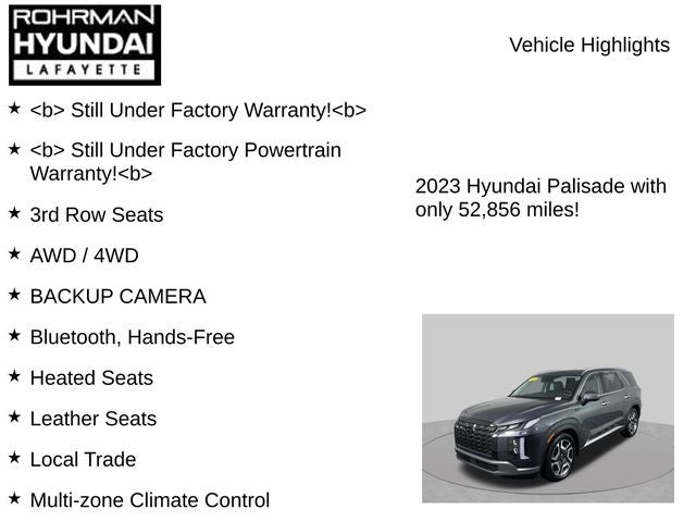 2023 Hyundai Palisade SEL