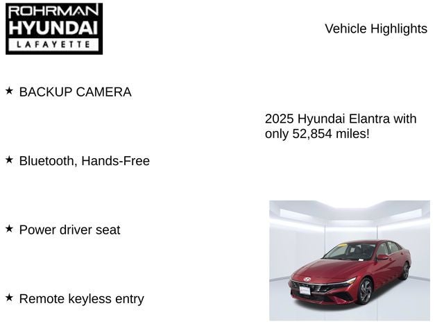2025 Hyundai Elantra Limited