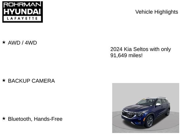 2024 Kia Seltos S