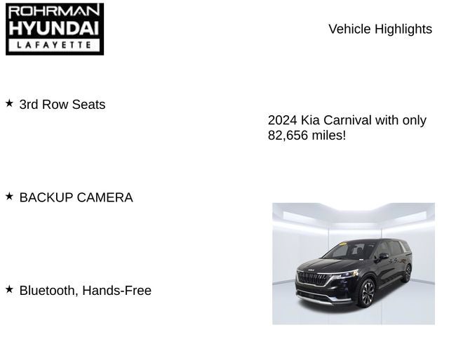 2024 Kia Carnival EX