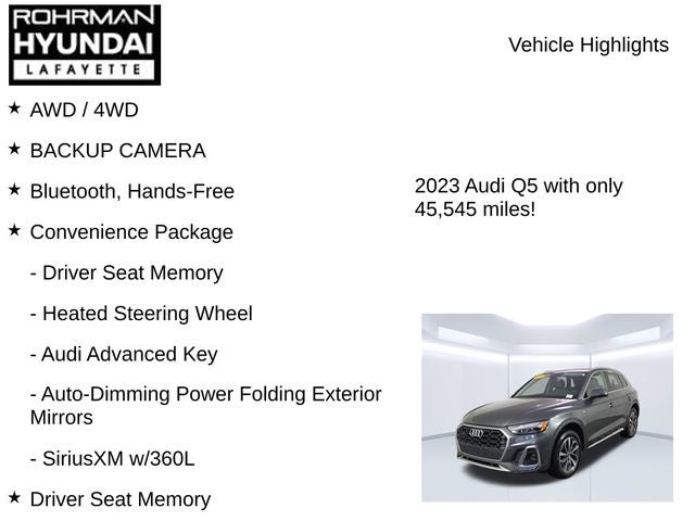 2023 Audi Q5 S line Premium