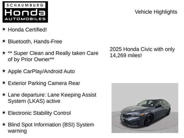 2025 Honda Civic Sport