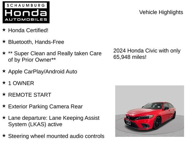 2024 Honda Civic Sport