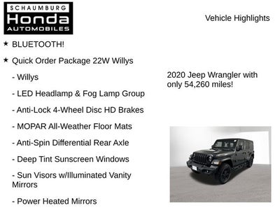 2020 Jeep Wrangler Unlimited Sport