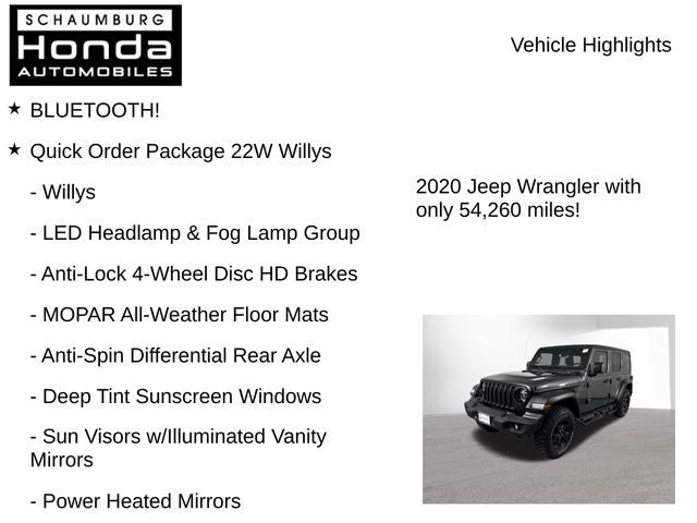 2020 Jeep Wrangler Unlimited Sport