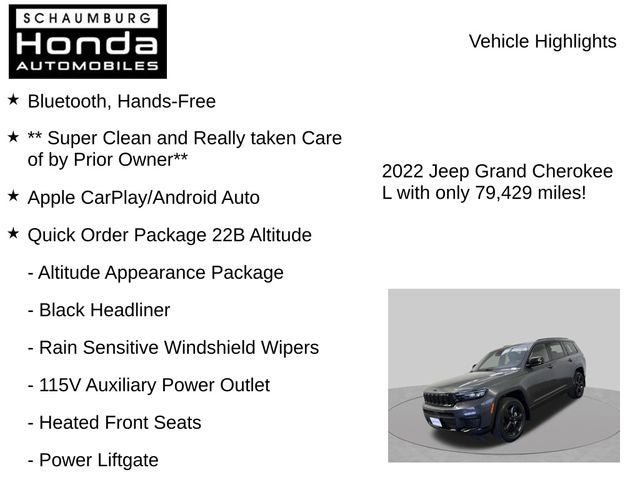 2022 Jeep Grand Cherokee L Altitude