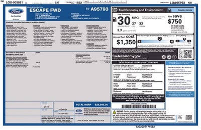 2020 Ford Escape SE
