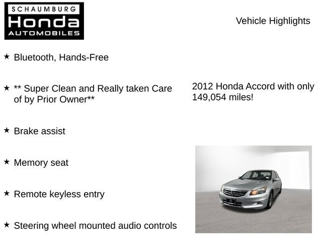 2012 Honda Accord EX-L 3.5