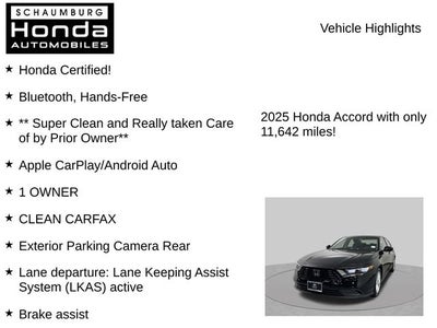 2025 Honda Accord LX
