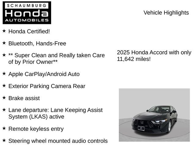 2025 Honda Accord LX