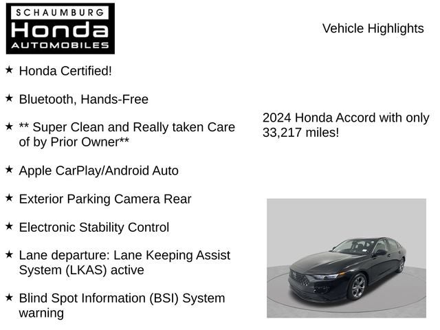 2024 Honda Accord EX
