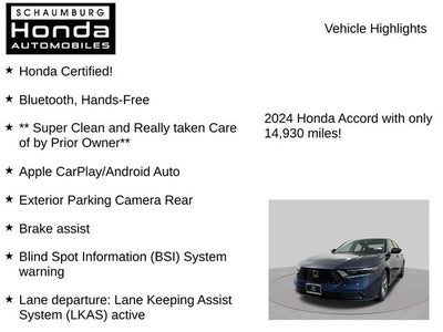 2024 Honda Accord EX