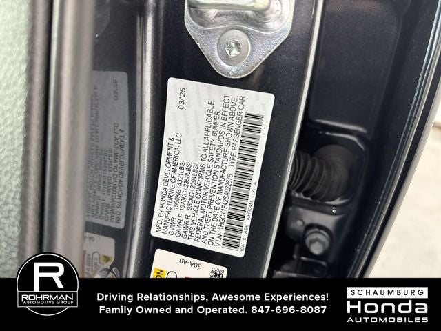 2025 Honda Accord SE