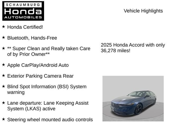 2025 Honda Accord SE
