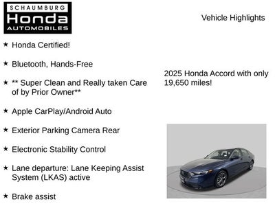 2025 Honda Accord Hybrid EX-L