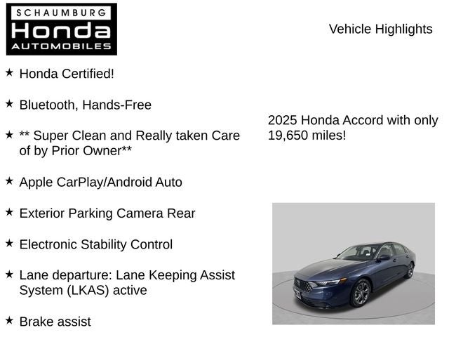 2025 Honda Accord Hybrid EX-L