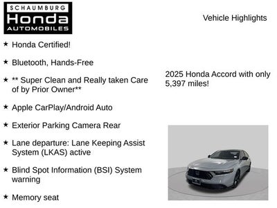2025 Honda Accord Hybrid Sport-L