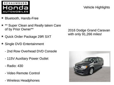 2016 Dodge Grand Caravan SXT